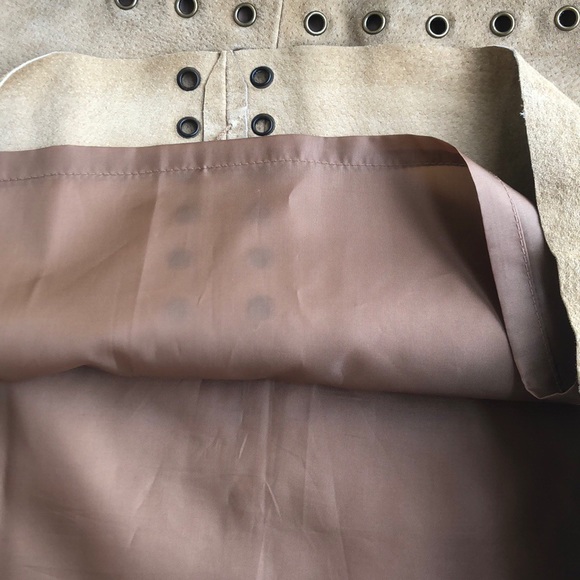 B.B. Dakota 100% leather skirt - Picture 3 of 5